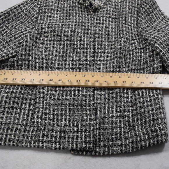 Chico's Tweed Jacket Size 2 ##0820 - Picture 6 of 10